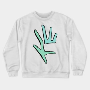 Hand-print Crewneck Sweatshirt